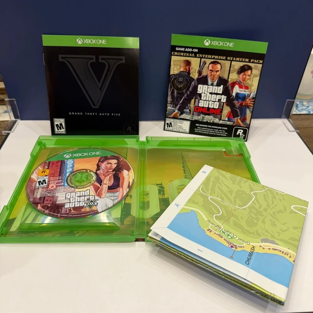 Rockstar Grand Theft Auto V Xbox One One Size Green Premium Edition Map